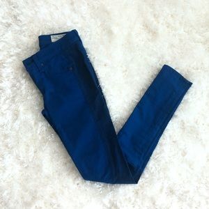 PRE-OWNED: Rag/Bone x Intermix Blue Skinny Jeans